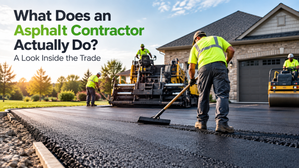 What Does an Asphalt Contractor Actually Do? A Look Inside the Trade